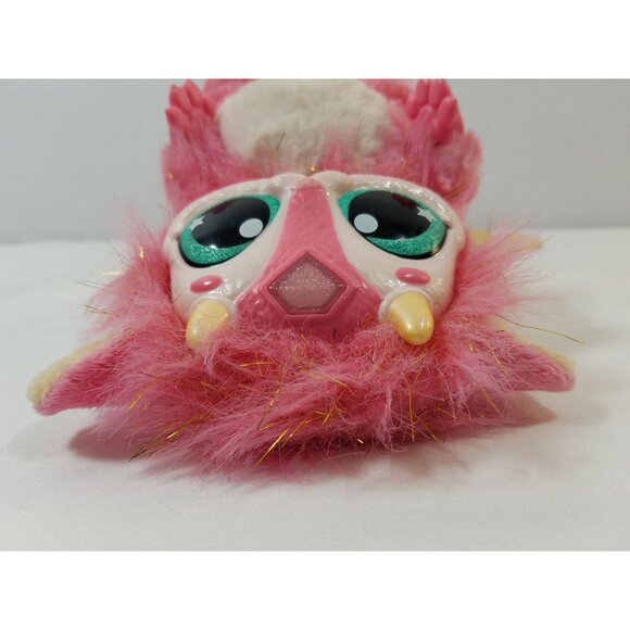 Magic Mixies Pink interactive plush toy 8" teal eyes gold wings misting cauldron - Picture 7 of 9